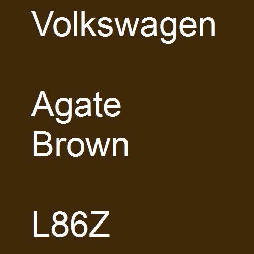 Volkswagen, Agate Brown, L86Z.